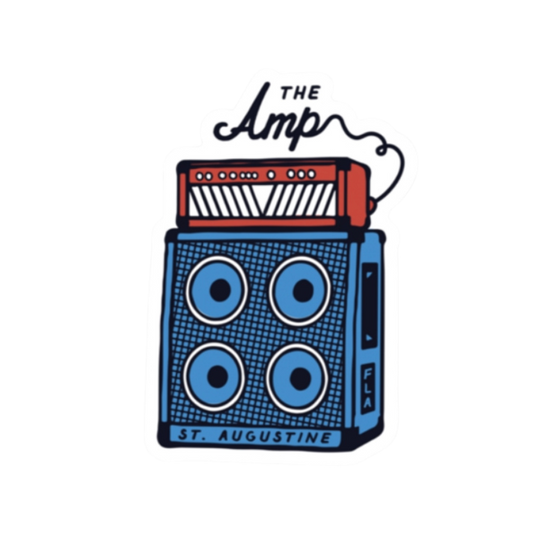 AMP Cord Design Vinyl Sticker