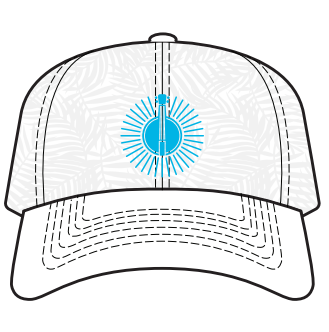 Sing Out Loud White Trotter Hat *PRE-ORDER*