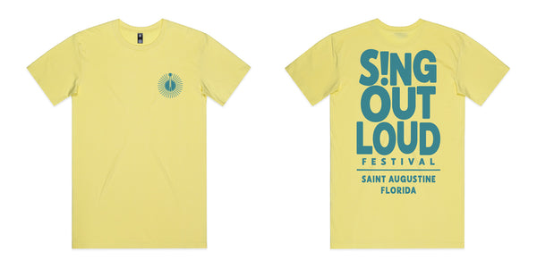 Sing Out Loud Festival T-Shirt - Lemonade