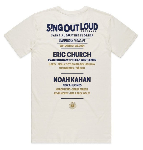 Sing Out Loud Line Up Tee '24 - 2 Colors