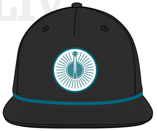 Sing Out Loud Festival Hat - Black with Teal *PRE-ORDER*